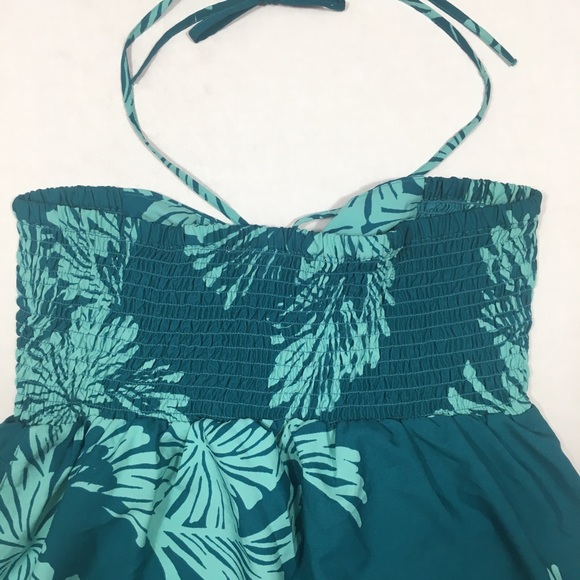 Roxy Tube Top Size Medium Leaf pattern Tropical - Picture 6 of 7